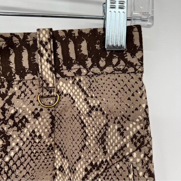 Tracy Reese Python Snake Print Cotton Pencil Skirt - Picture 3 of 6